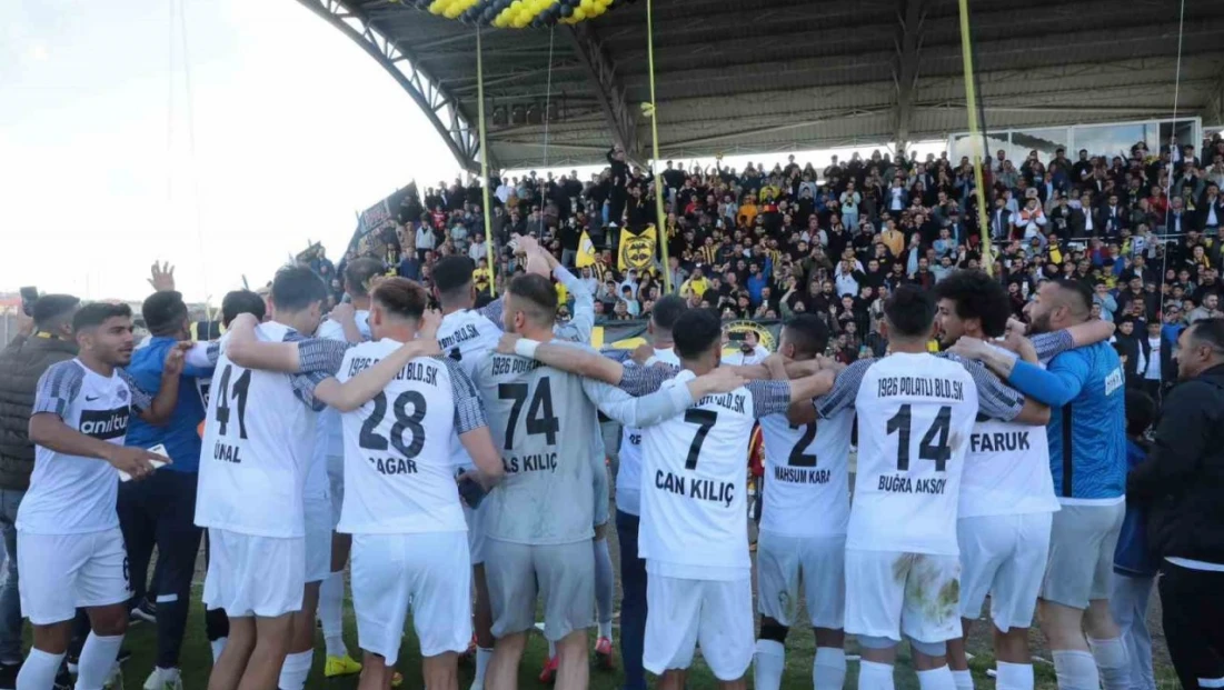 Ankara temsilcilerinden Polatlı Belediyespor TFF 3. Lig'e yükseldi
