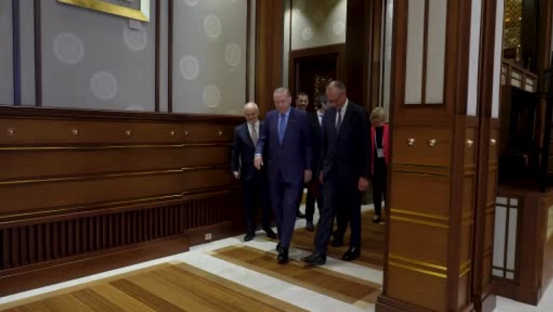 Cumhurbaşkanı Erdoğan, Almanya Başbakanı Merz’i resmi törenle karşıladı