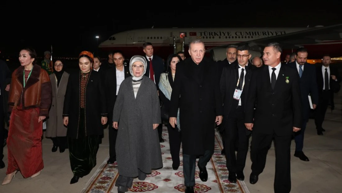 Cumhurbaşkanı Erdoğan Türkmenistan’da