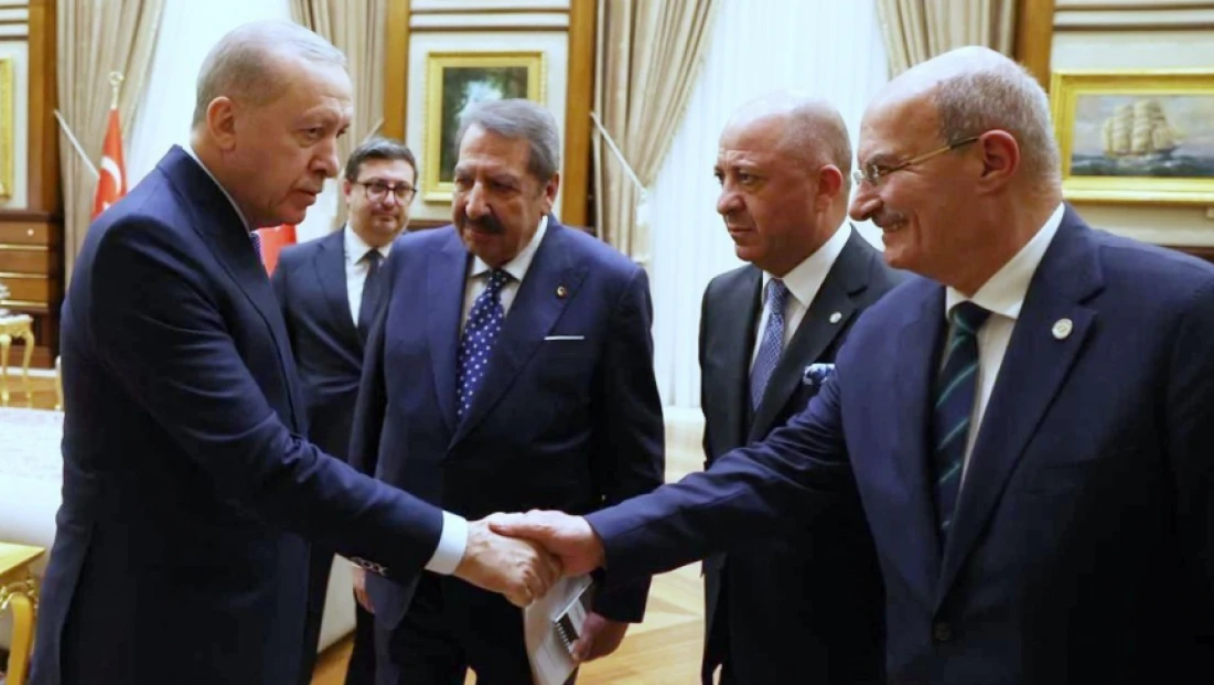 Cumhurbaşkanı Erdoğan, Ankara’nın ekonomi aktörlerini Külliye’de kabul etti