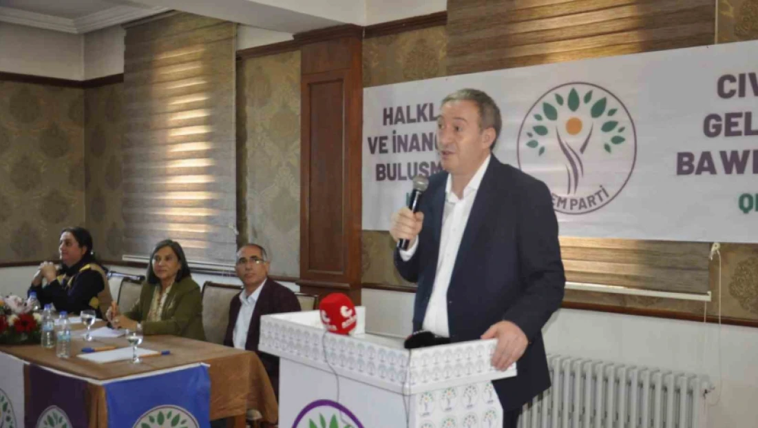 Tuncer Bakırhan: PKK'nın Türkiye devletine silah çevirmeyeceğini belirtmesi çok önemlidir