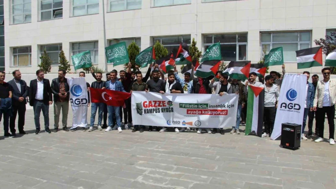 Şırnak'ta üniversite öğrencilerinden ABD'deki protestolara destek