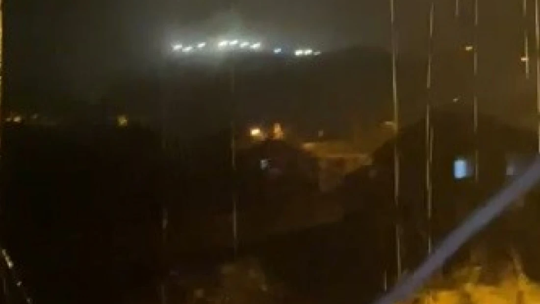 Tunceli’de şiddetli yağmur ve fırtına etkili oldu