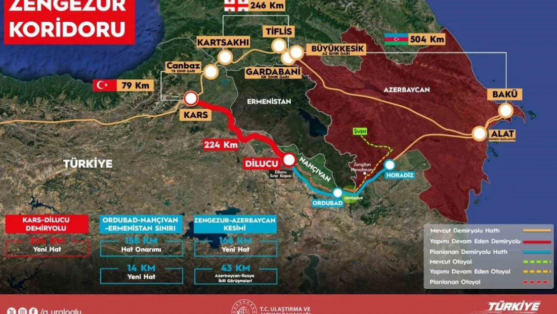 Zengezur Koridoru’nda tarihi adım