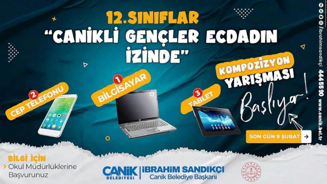 'Canikli Gençler Ecdadın İzinde' yarışması