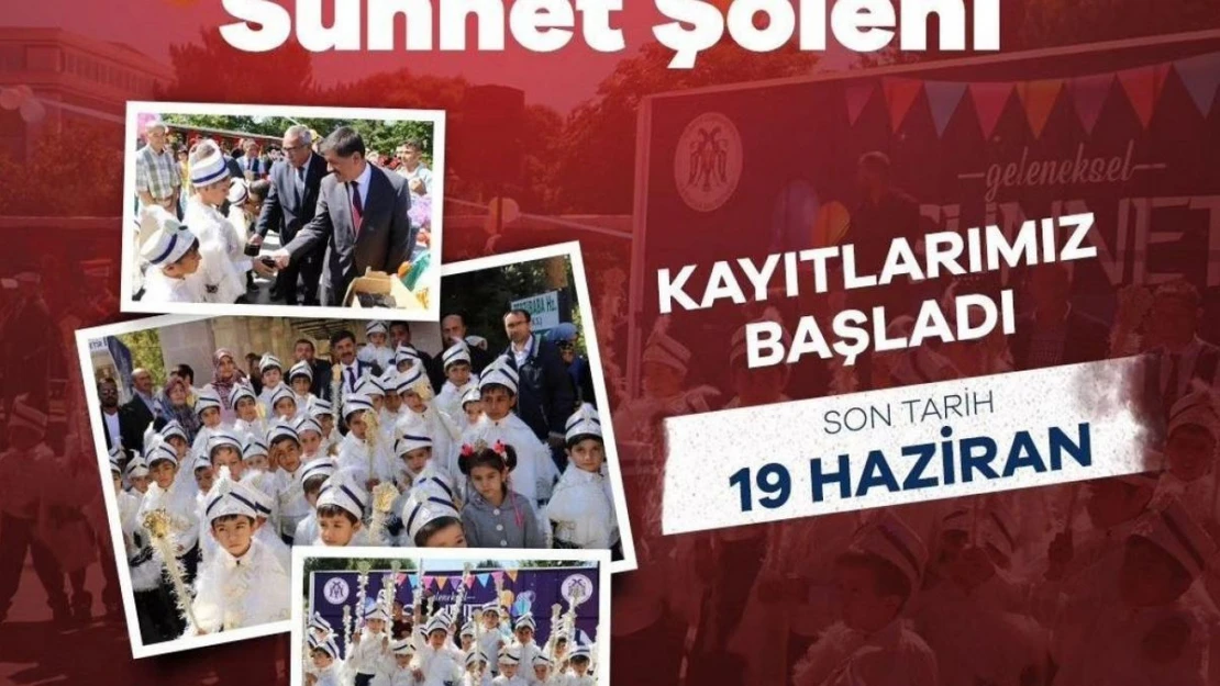 'Geleneksel Toplu Sünnet Şöleni' için kayıtlar başladı