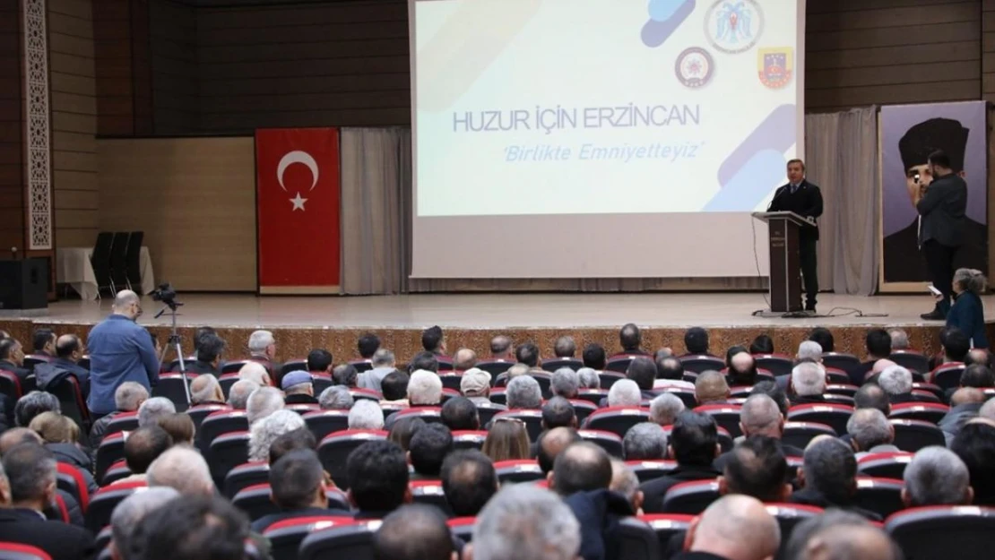 'Huzur İçin Erzincan' projesinin tanıtımı yapıldı