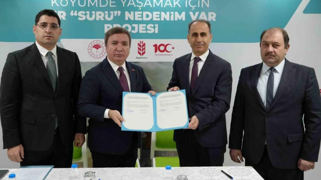 'Köyümde Yaşamak İçin Bir Sürü Nedenim Var' projesi yeni dönem protokolü imzalandı