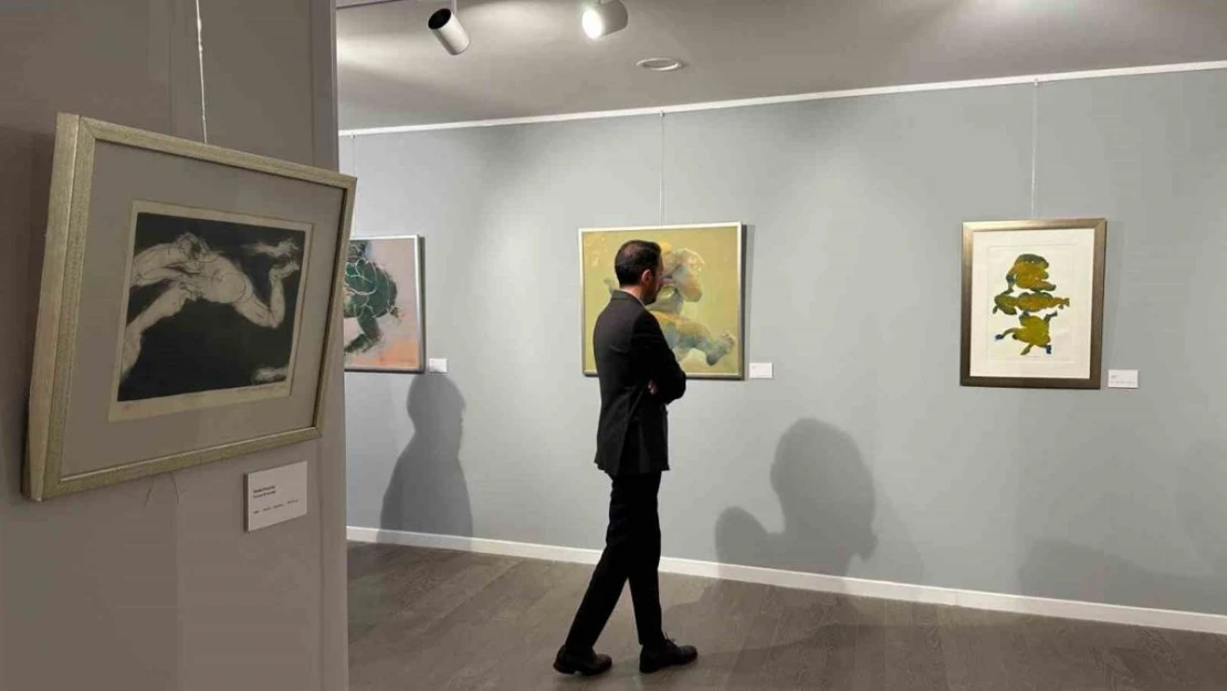 'Oktay Anılanmert Retrospektif' sergisi İş Sanat Ankara Sanat Galerisi'nde açıldı