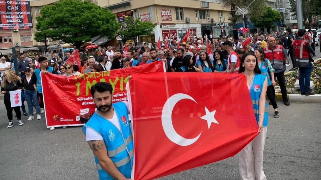 1 Mayıs Erzincan'da kutlandı