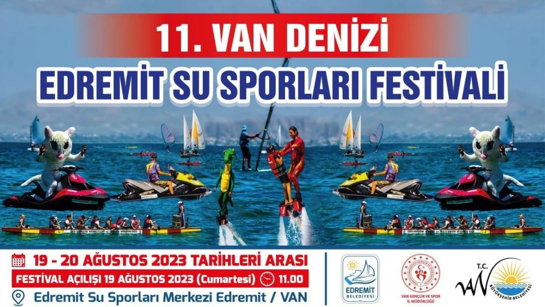 11. Van Denizi Su Sporları Festivali başlıyor