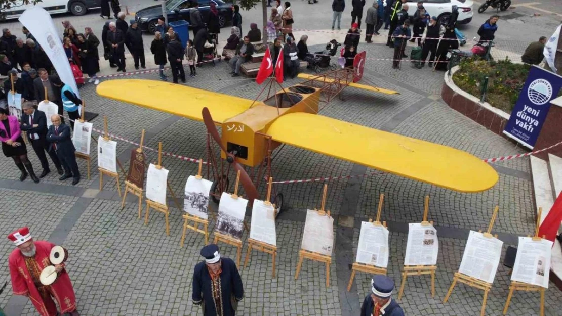 110 yıl önce İstanbul'dan Kudüs'e uçan Edremit Tayyaresi tekrar yapıldı