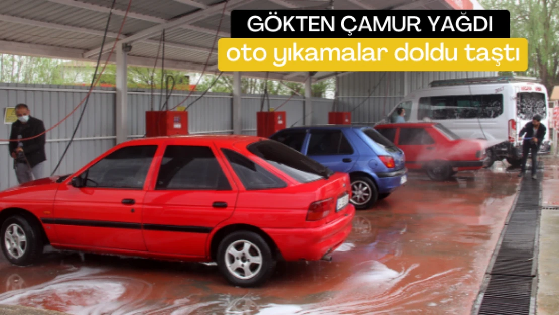 Erzincan'da gökten çamur yağdı