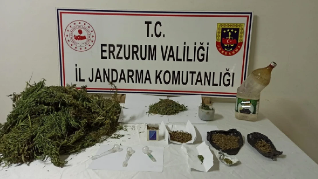 Erzurum'da uyuşturucu operasyonu