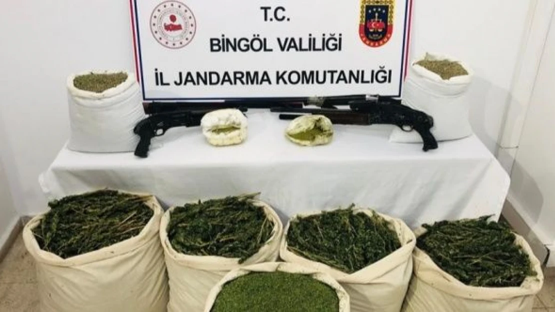 3 gün içinde 171 kilo uyuşturucu madde ve silah ele geçirildi