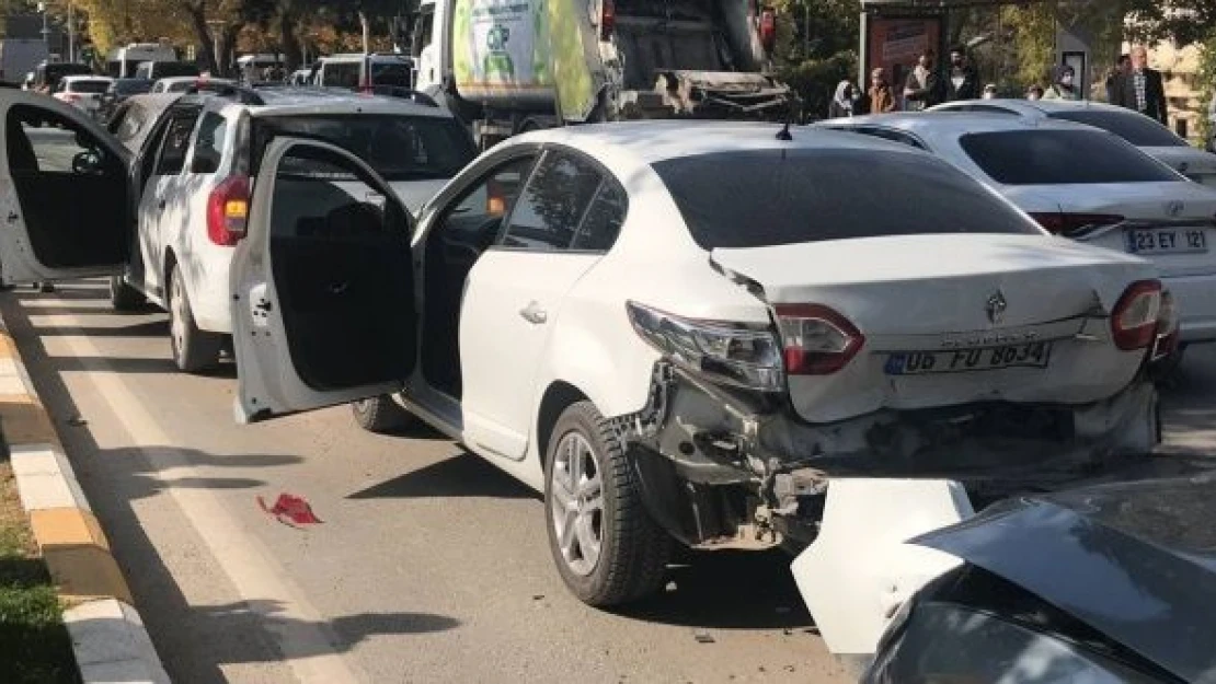 Elazığ'da zincirleme kaza