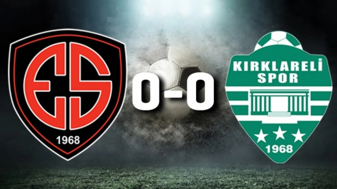24 Erzincanspor:0 Kırklarelispor: 0