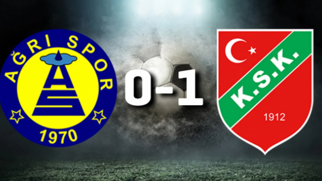 Ağrı 1970: 0 - Karşıyaka: 1