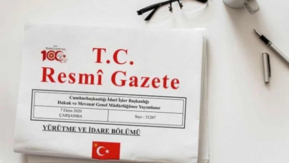 Cumhurbaşkanı kararları Resmi Gazete'de