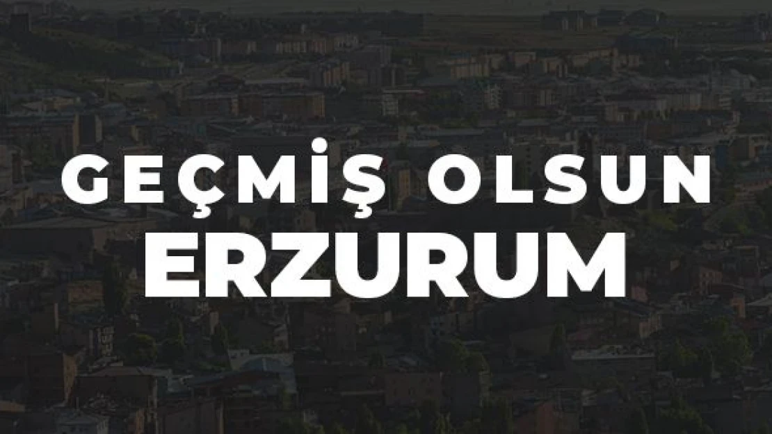 Erzurum'da deprem!