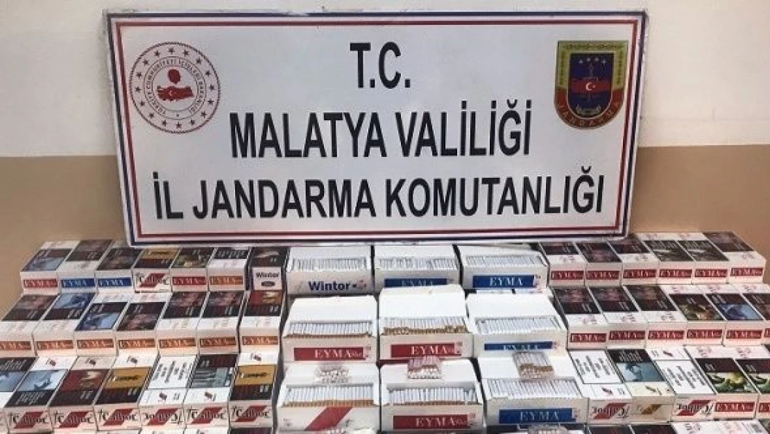 Jandarma'dan kaçak sigara operasyonu