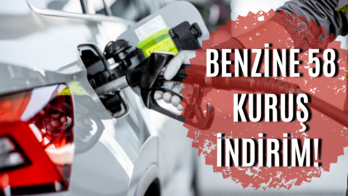 Benzine 58 kuruş indirim geldi