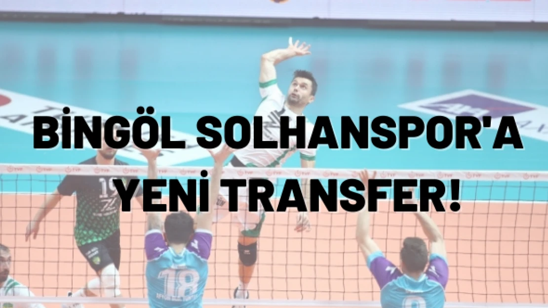 Bingöl Solhanspor, Brezilyalı smaçör Doardo'yu transfer etti