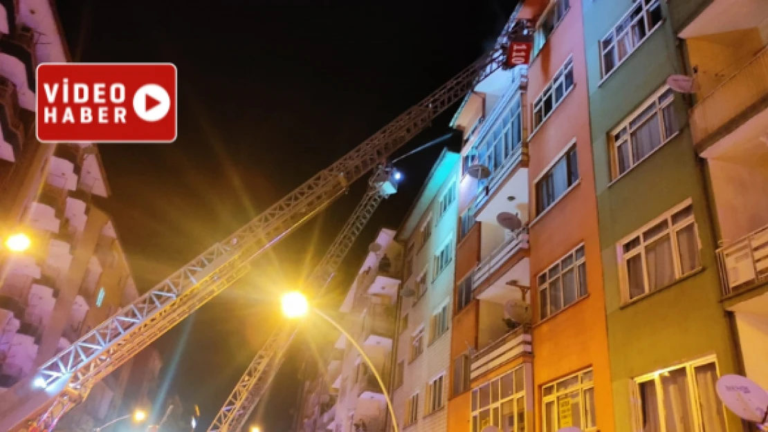 Çıkan yangında 5 kişi hastanelik oldu