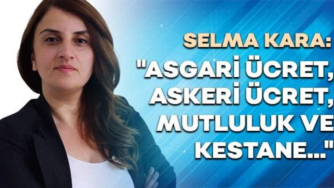 Selma Kara yazdı...