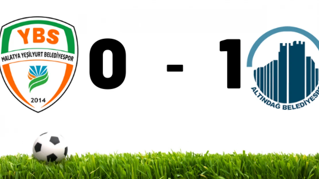 Yeşilyurt Belediyespor: 0 -  Altındağ Spor: 1
