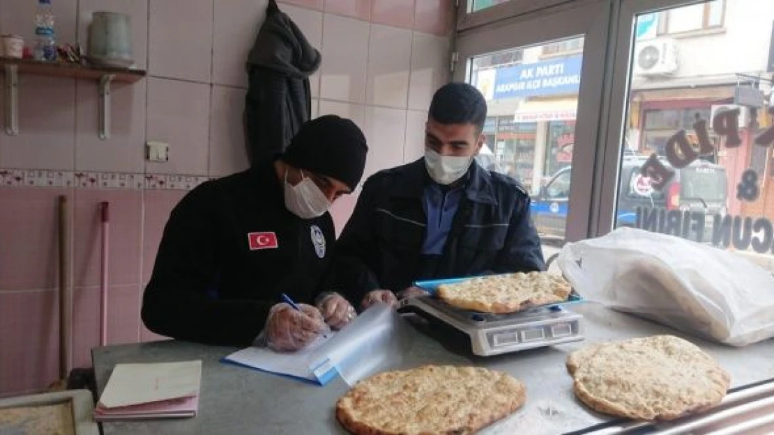 Arapgir'de gramaj ve hijyen denetimi