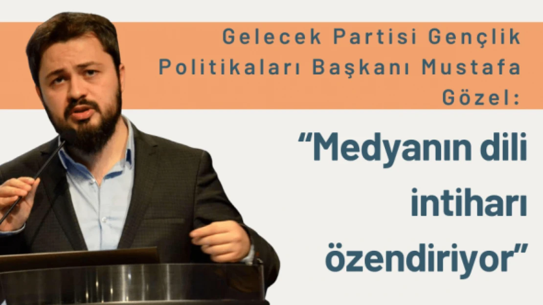 'Medyanın dili intiharı özendiriyor'