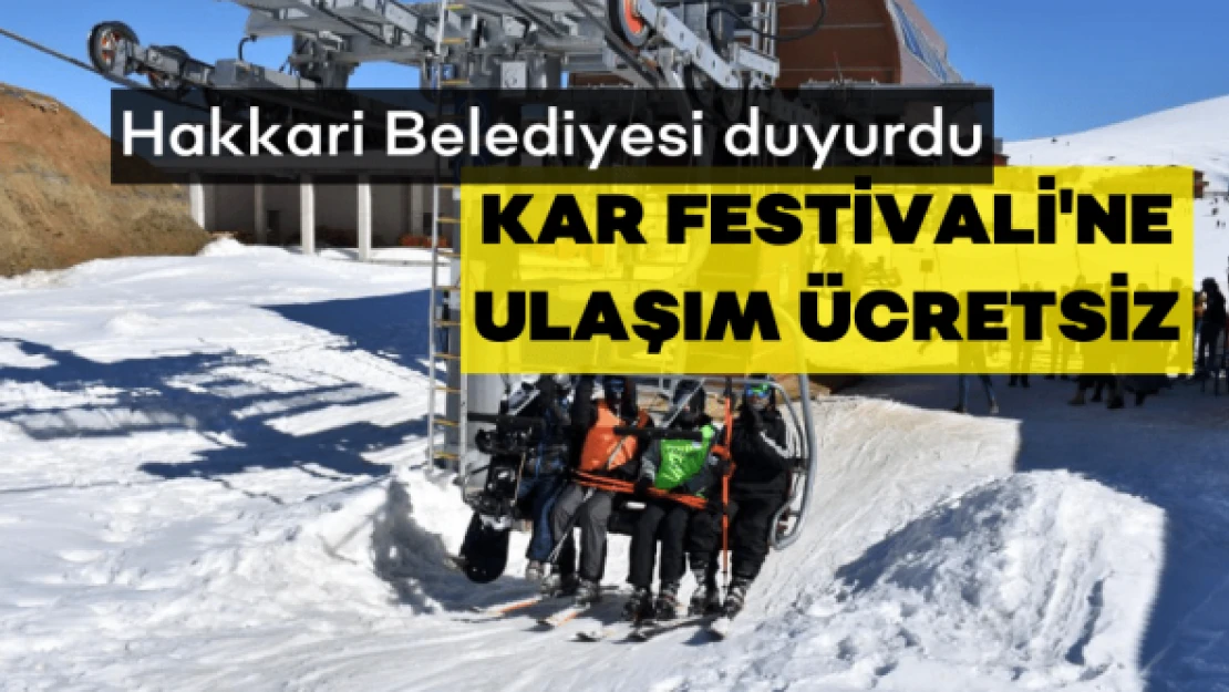 4. Kar Festivali şenlikleri başlıyor!