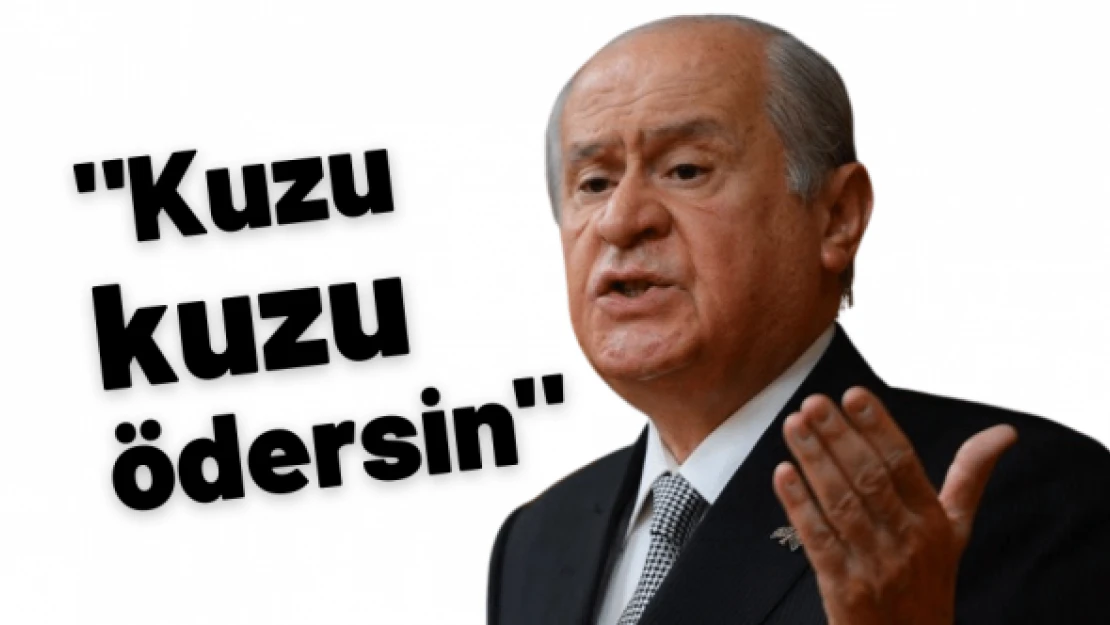 Bahçeli'den Kılıçdaroğlu'na: &quotElektriği kesilmelidir"