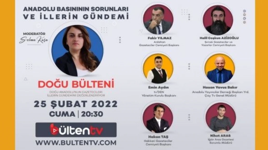 'DOĞU BÜLTENİ' BAŞLADI...