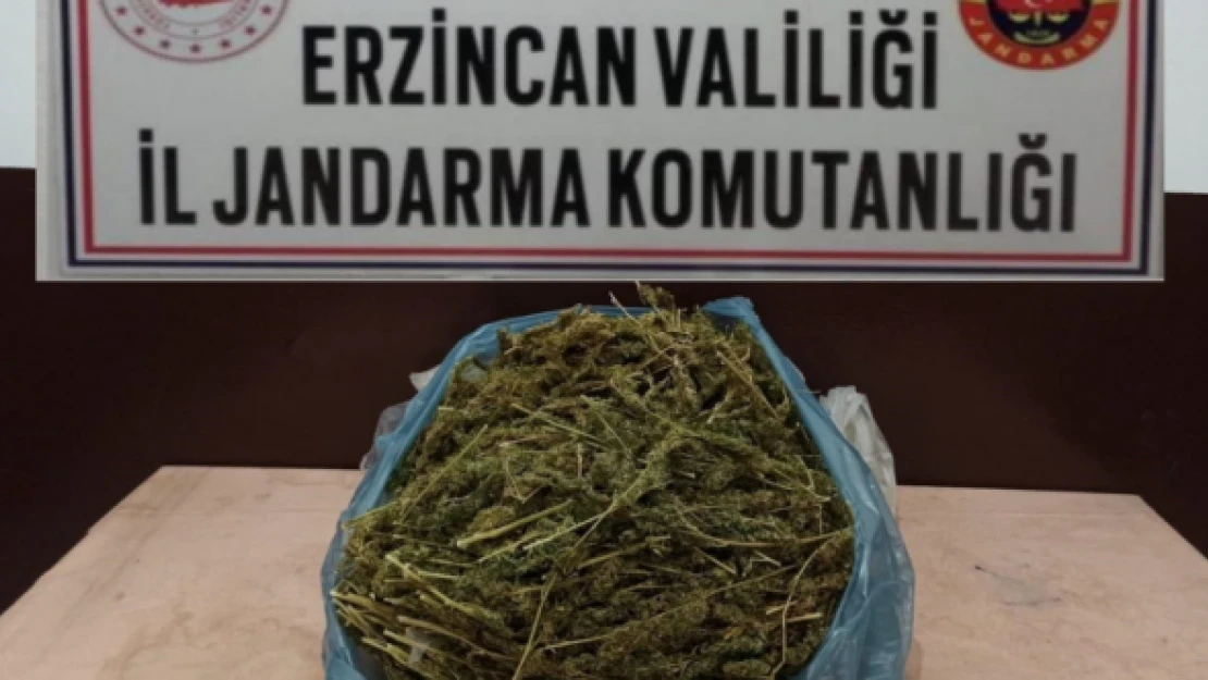 Erzincan'da uyuşturucu operasyonu!