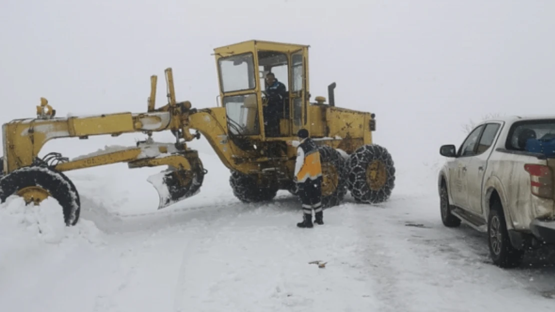 Erzurum'da yollar kapalı