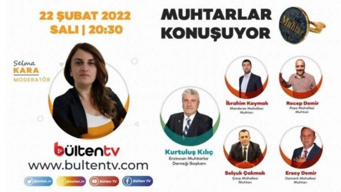 'Muhtarlar Konuşuyor' başladı...