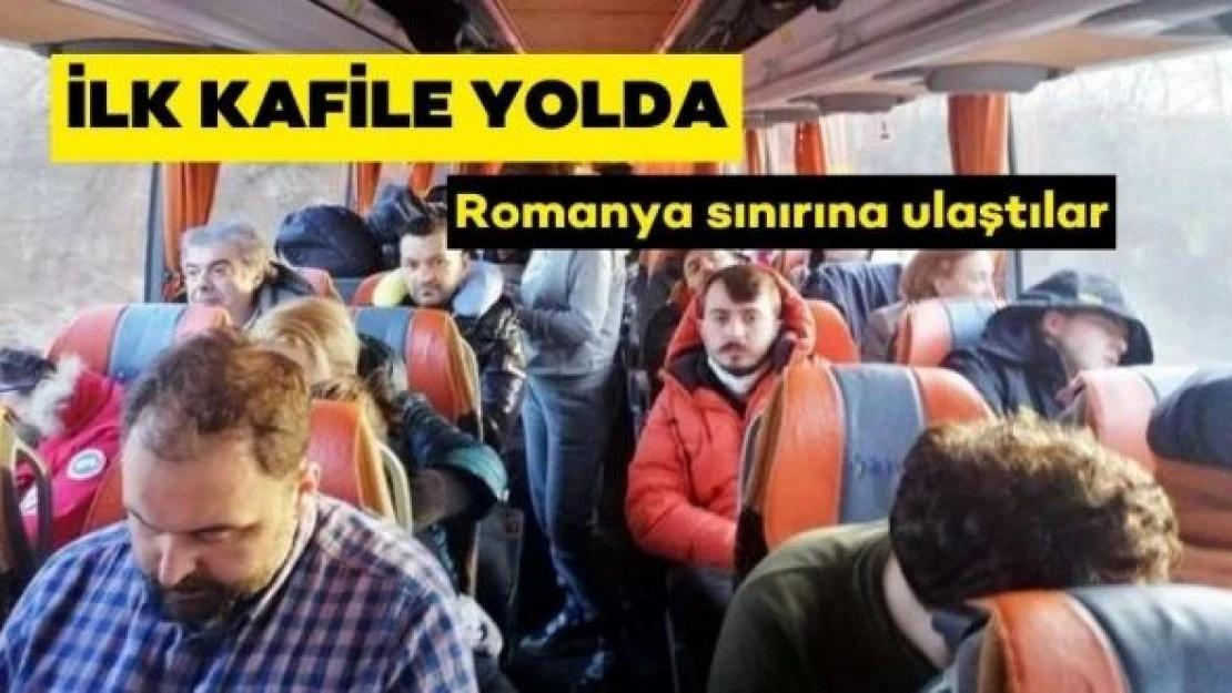 Ukrayna'daki Türkler yolda!