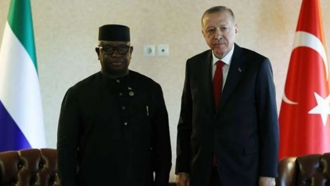 Cumhurbaşkanı Erdoğan, Sierra Leone Cumhurbaşkanı Bio ile görüştü