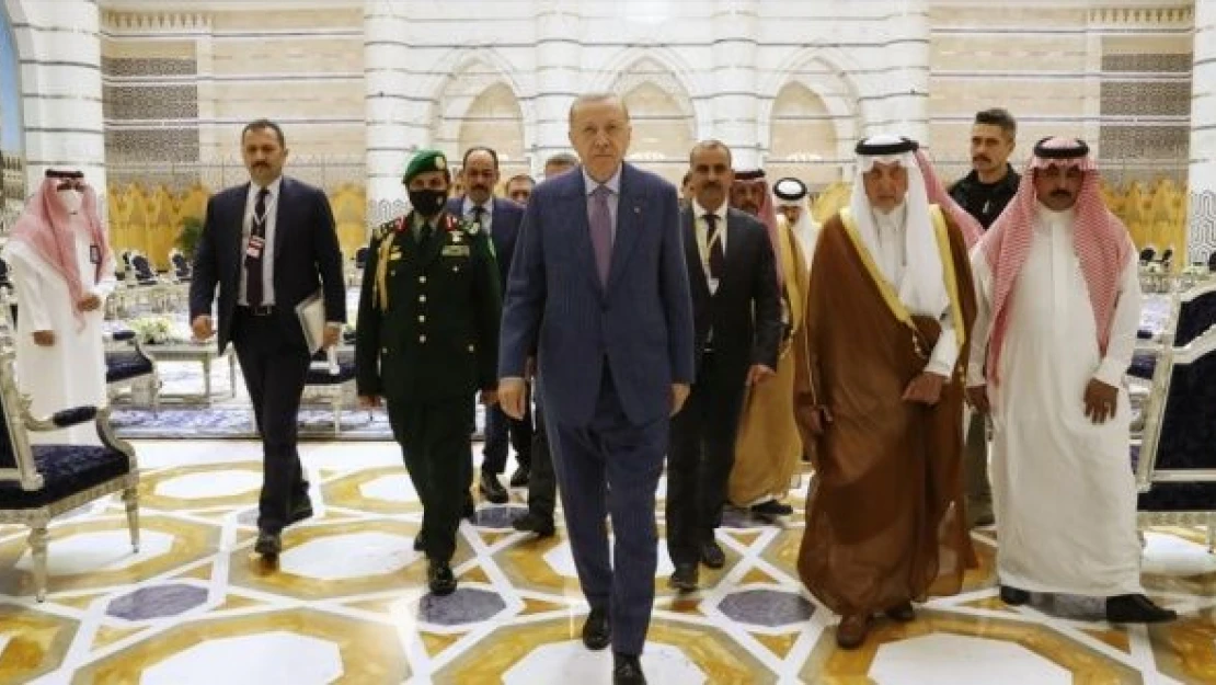 Cumhurbaşkanı Erdoğan, Suudi Arabistan'da