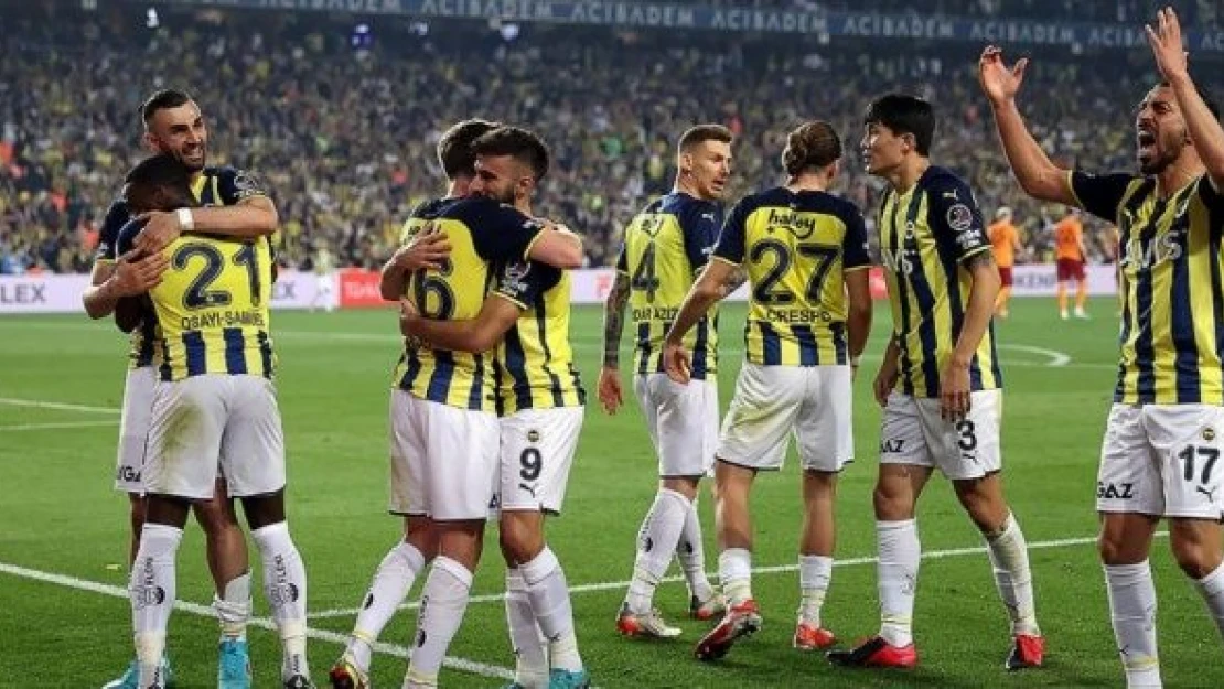 Derbinin galibi Fenerbahçe oldu