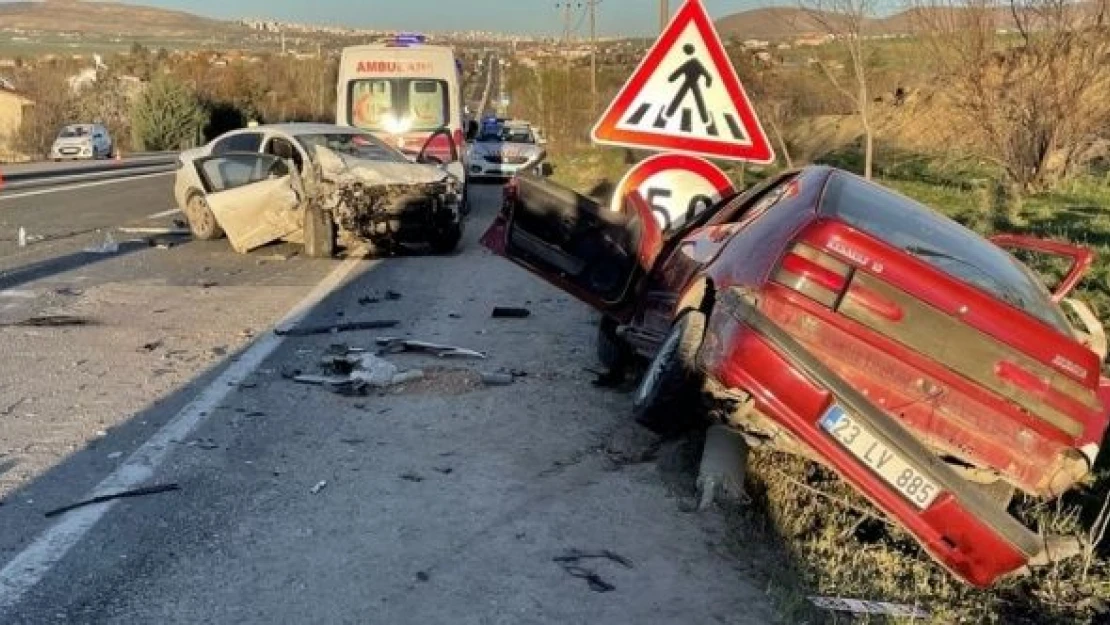 Elazığ'da feci kaza!