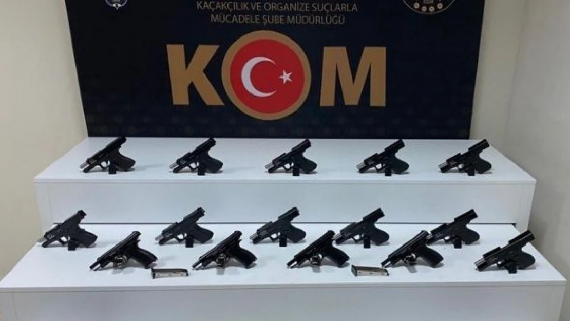 Elazığ'da silah kaçakçılığı operasyonu!