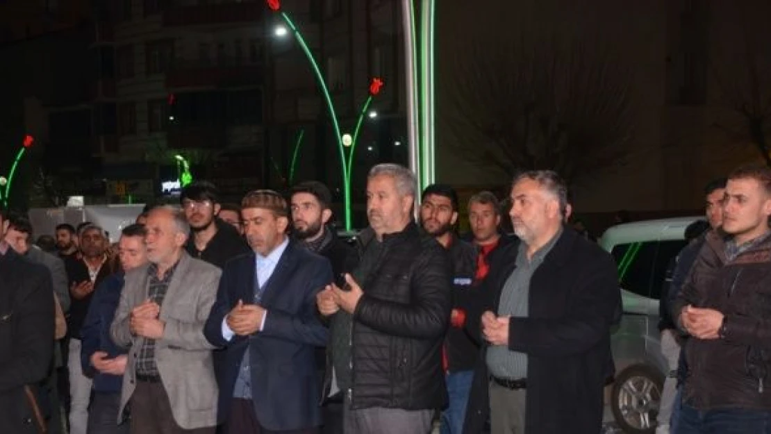 Muş'ta İsrail protestosu