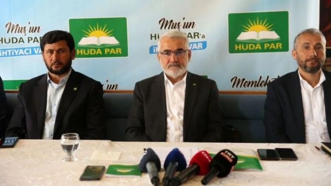 HÜDA PAR Genel Başkanı Yapıcıoğlu: &quotYunanistan bu oyunlara gelmemeli"