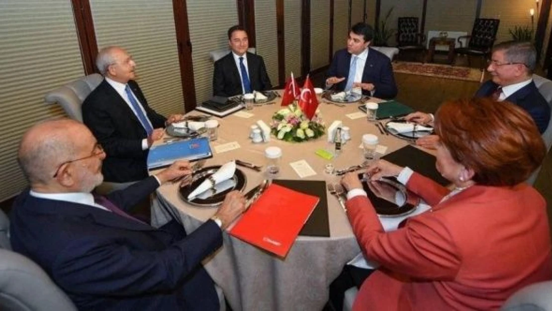 Altılı masadan Cumhurbaşkanı adayı açıklaması