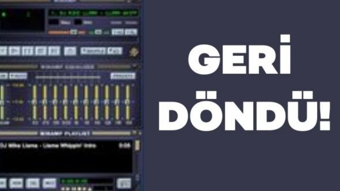 Winamp geri döndü!