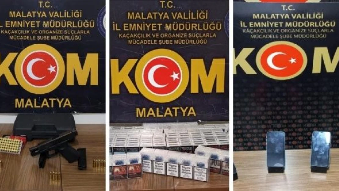 Malatya'da kaçakçılık operasyonu!