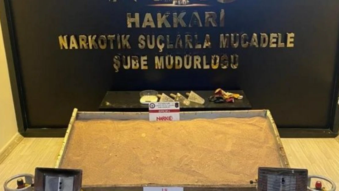 Hakkari'de eroin operasyonu!